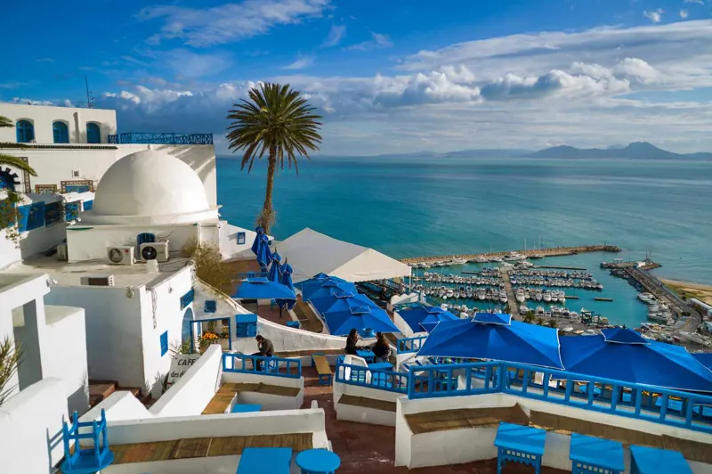 Blue-and-white streets of Sidi Bou Saïd